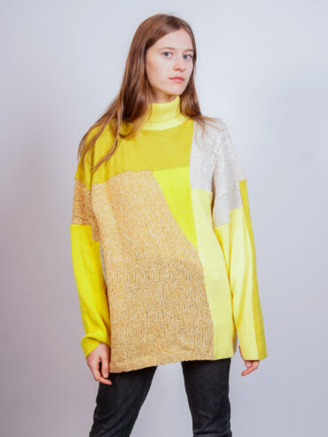 patchworkowy sweter #byjackob